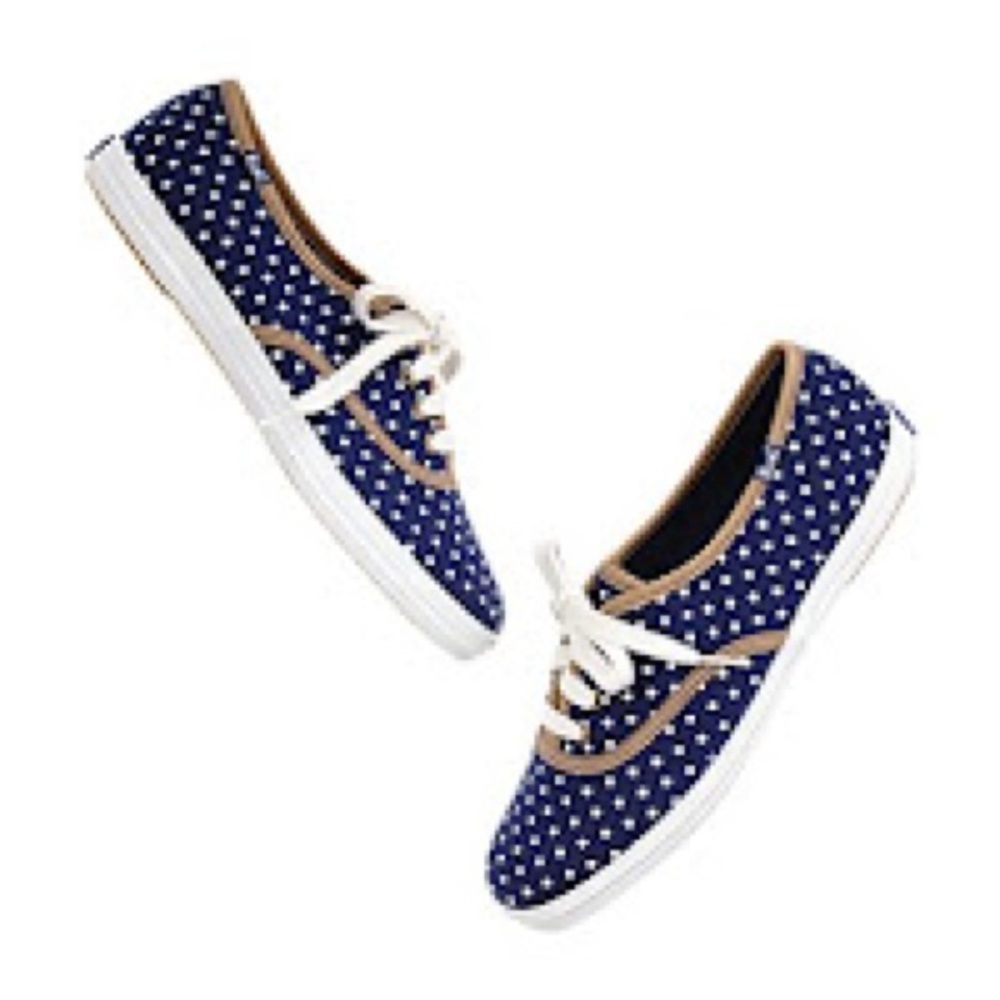 Madewell x Keds Women's Navy Polka Dot Sneakers